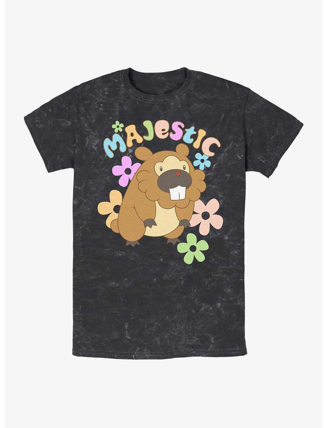 Pokemon Bidoof Majestic Mineral Wash Unisex T-shirt