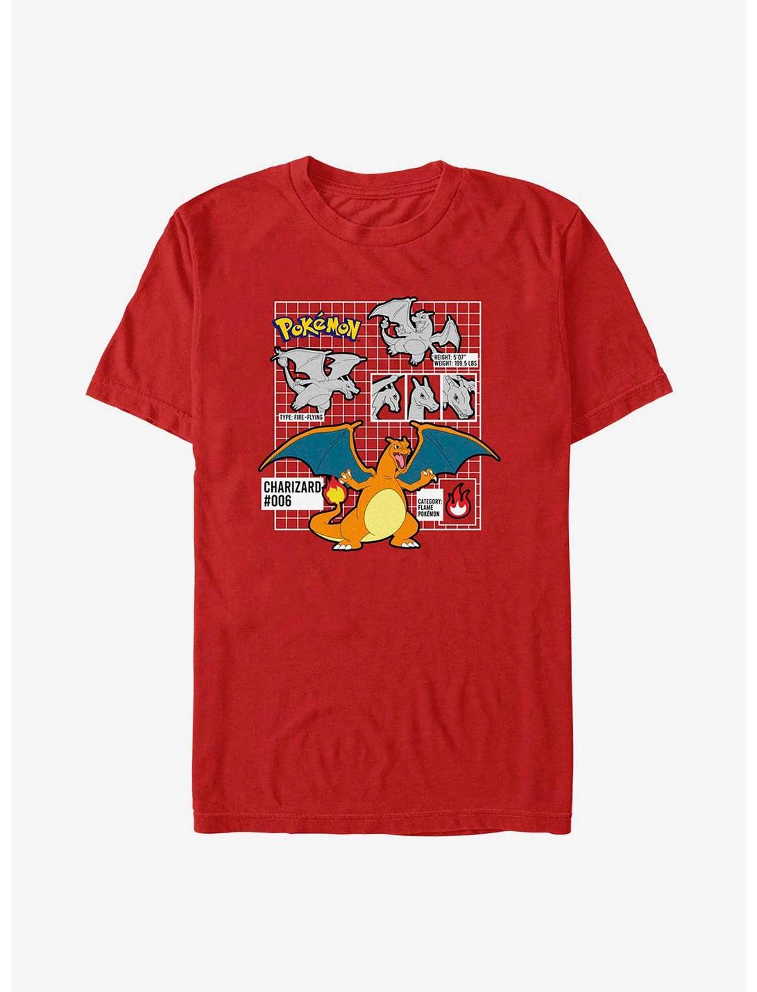 Pokemon Charizard Infographic Unisex T-shirt