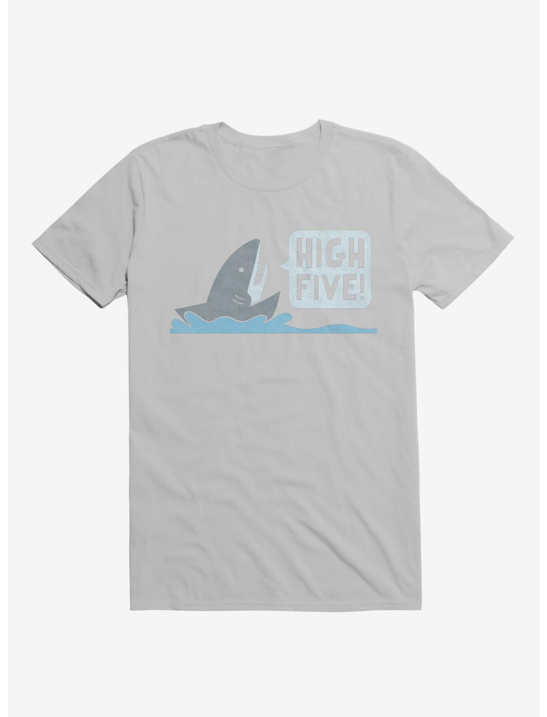 Shark High Five Ice Grey Unisex T-shirt