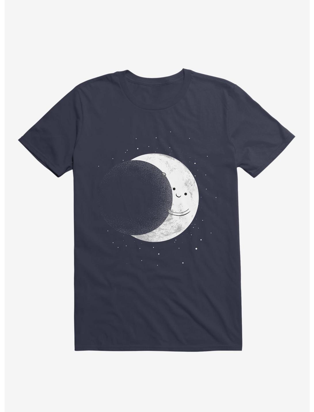 Slide Moon Space Show Navy Blue Unisex T-shirt