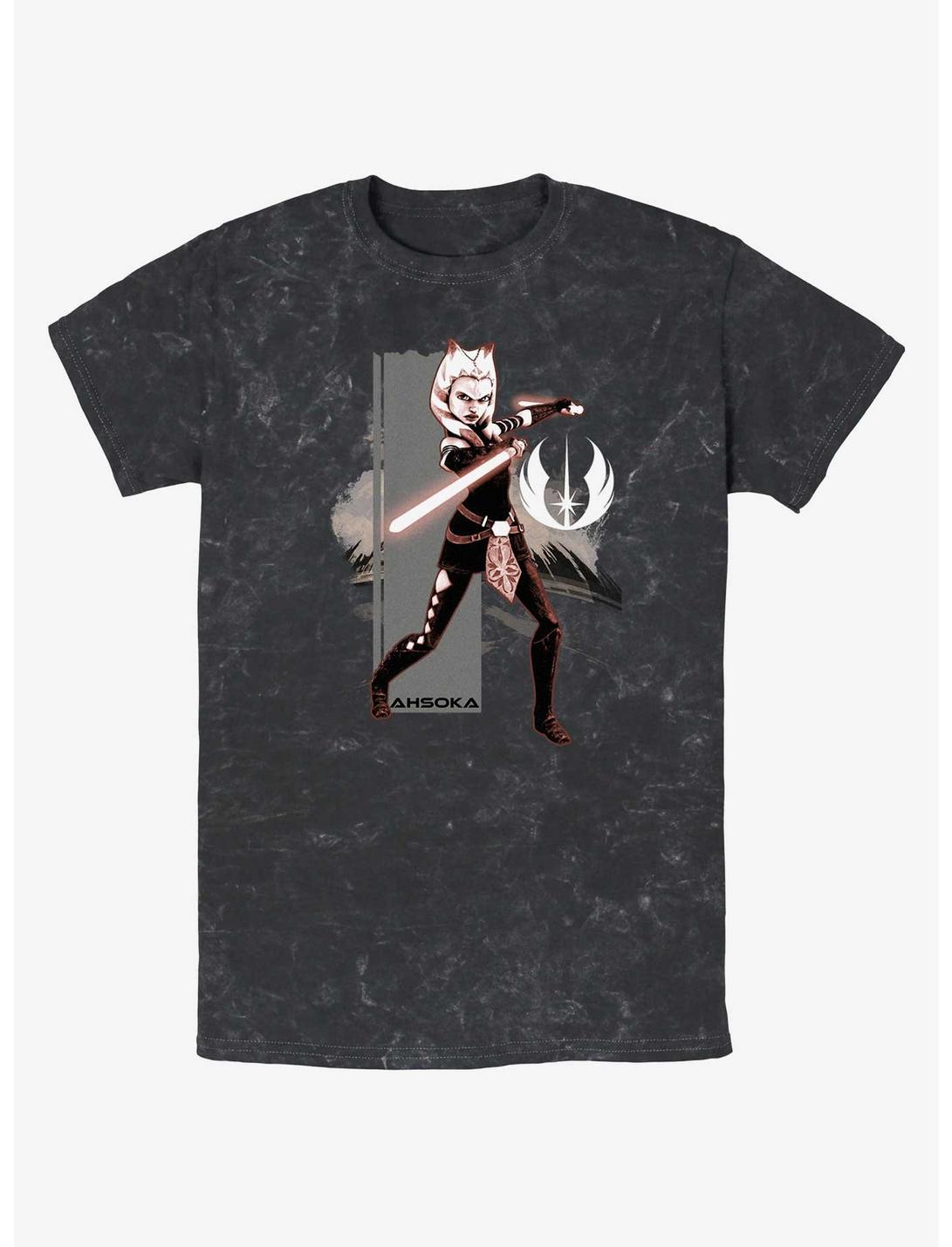 Star Wars Ahsoka Grey Jedi Mineral Wash Unisex T-shirt