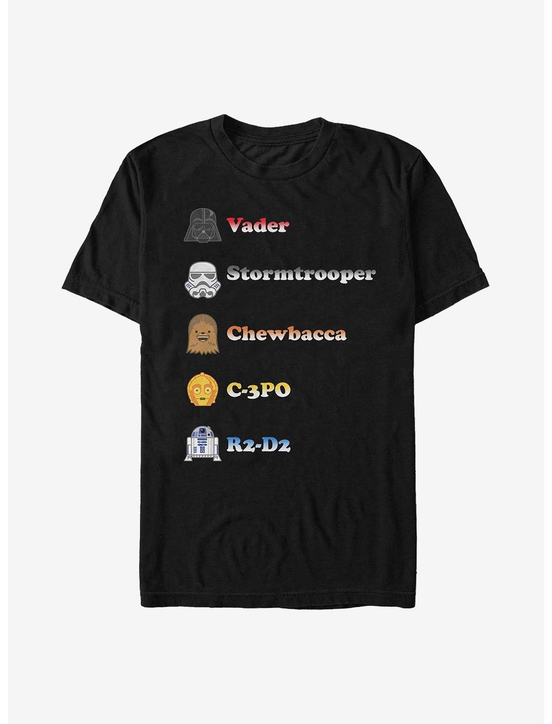 Star Wars Emoji Icons Unisex T-shirt