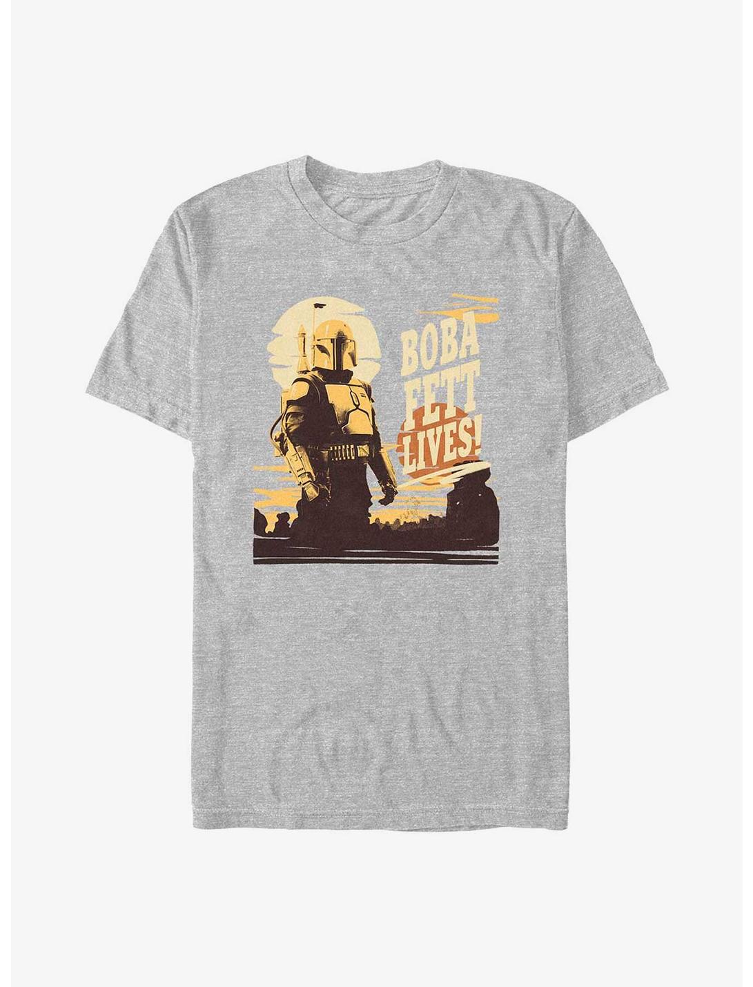 Star Wars The Book Of Boba Fett Boba Fett Lives Unisex T-shirt
