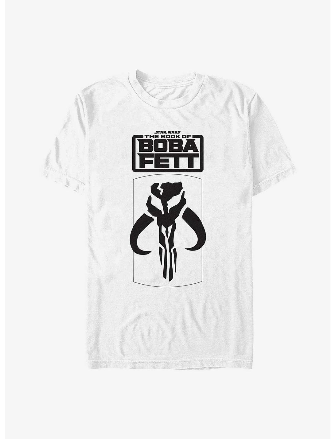 Star Wars The Book Of Boba Fett Mandalorian Skull Logo Unisex T-shirt