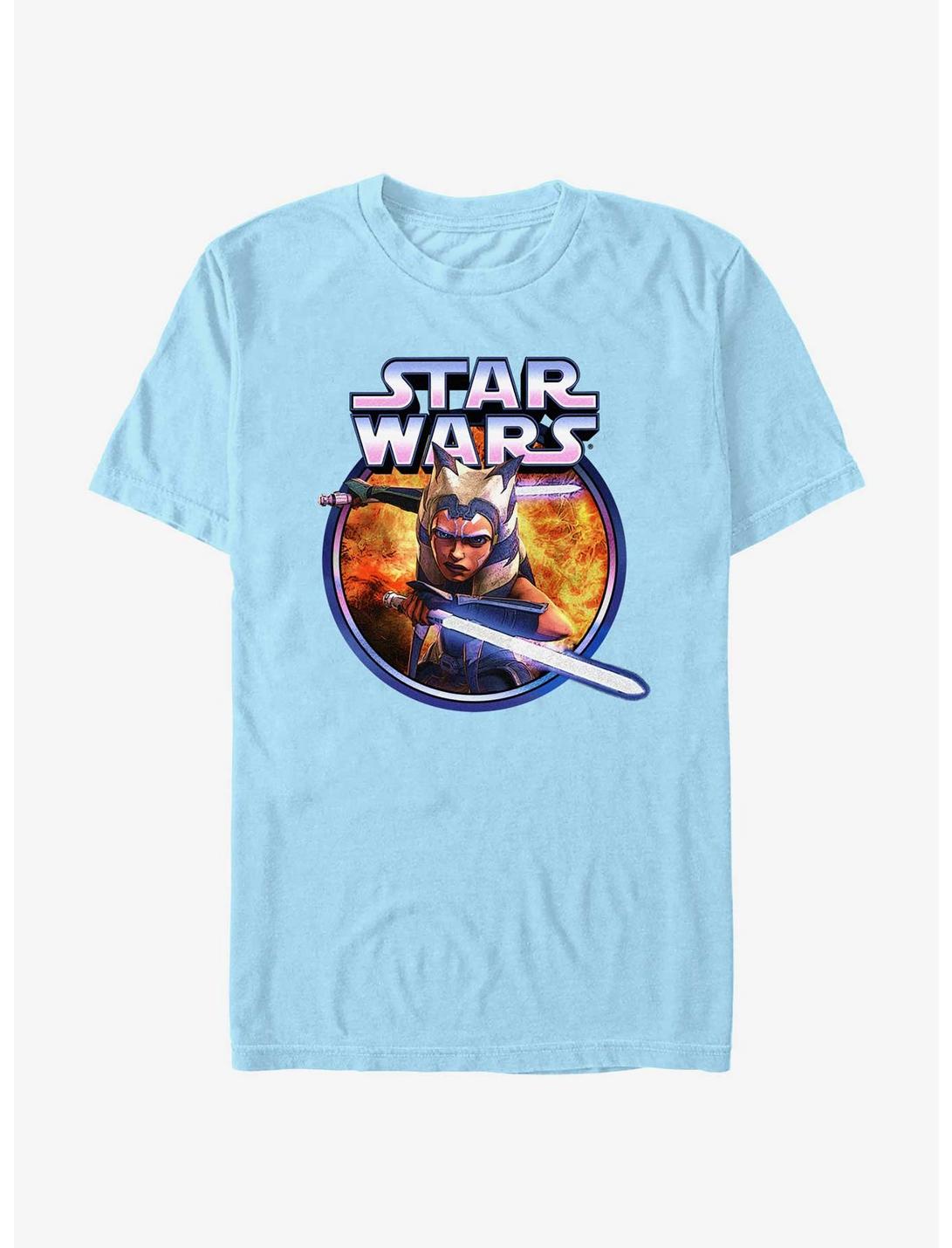 Star Wars The Clone Wars Ahsoka Jedi Fire Unisex T-shirt