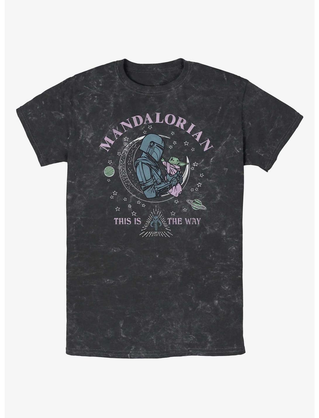 Star Wars The Mandalorian Cosmic Mando Mineral Wash Unisex T-shirt
