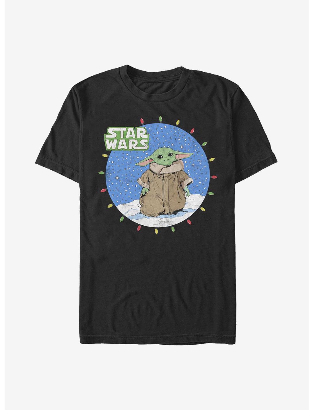 Star Wars The Mandalorian The Child Snow Baby Lights Unisex T-shirt