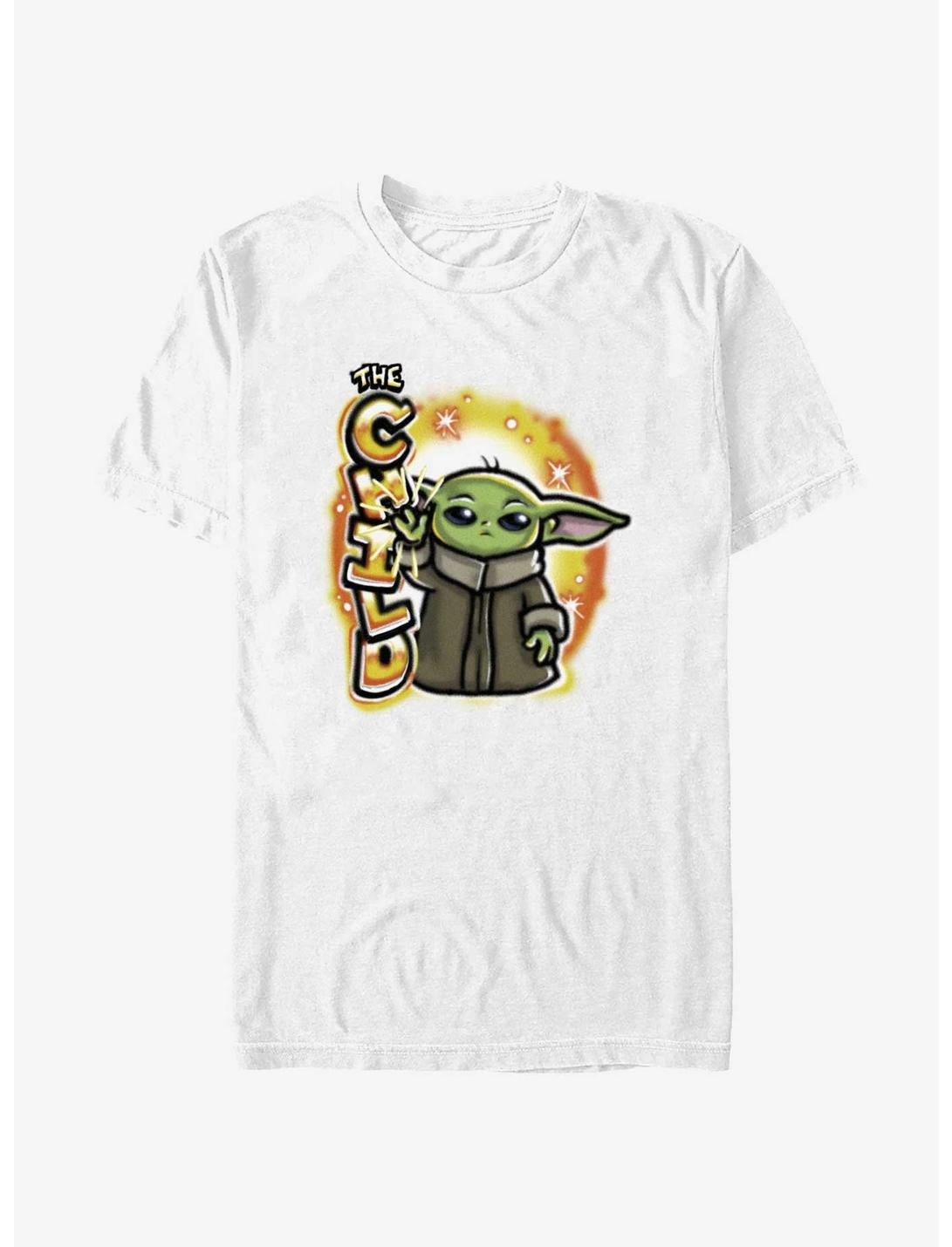 Star Wars The Mandalorian The Child Spray Paint Unisex T-shirt