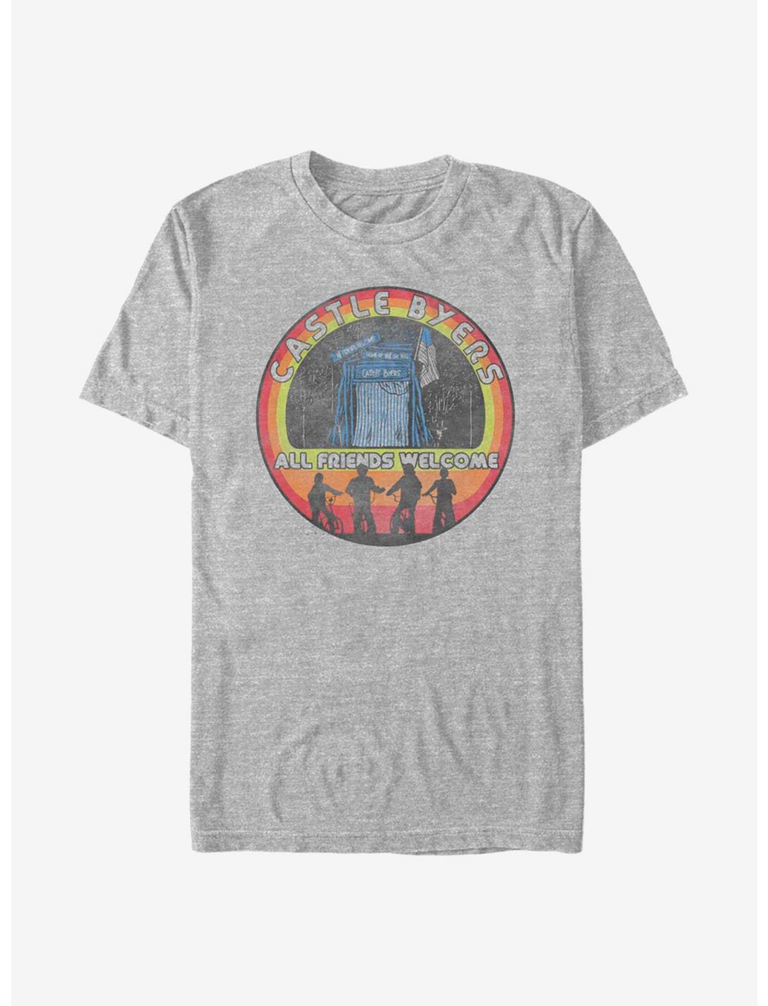 Stranger Things Castle Byers All Friends Welcome Unisex T-shirt