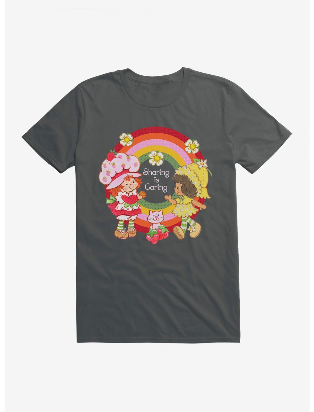 Strawberry Shortcake Orange Blossom Sharing Is Caring Rainbow Unisex T-shirt