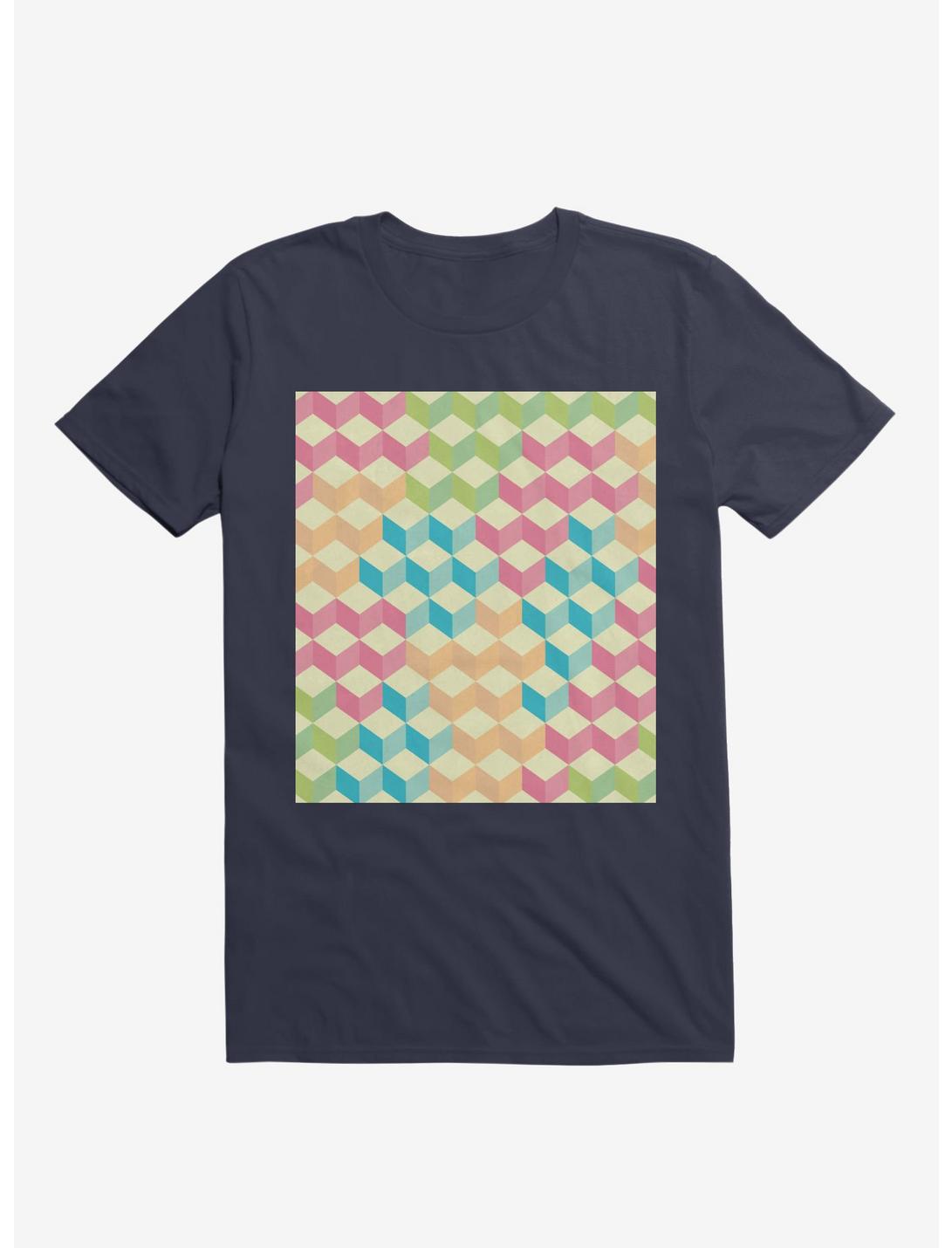 Sugar Cubes Geometric Pattern Unisex T-shirt