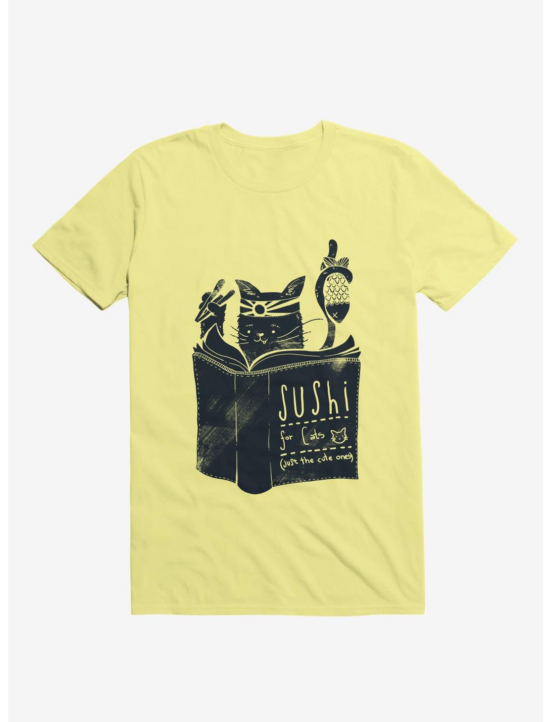 Sushi For Cats Corn Silk Yellow Unisex T-shirt