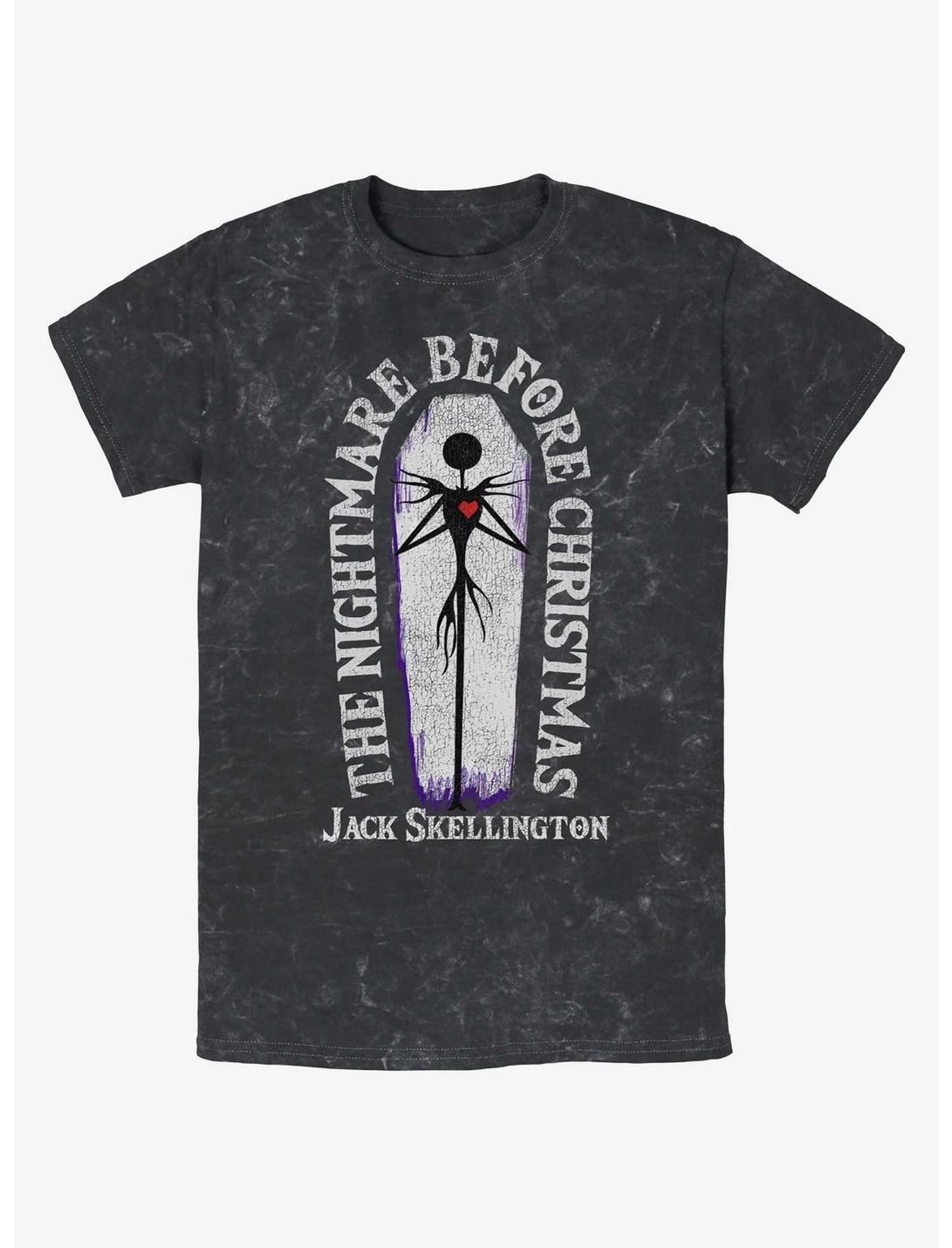 The Nightmare Before Christmas Nightmare Coffin Mineral Wash Unisex T-shirt