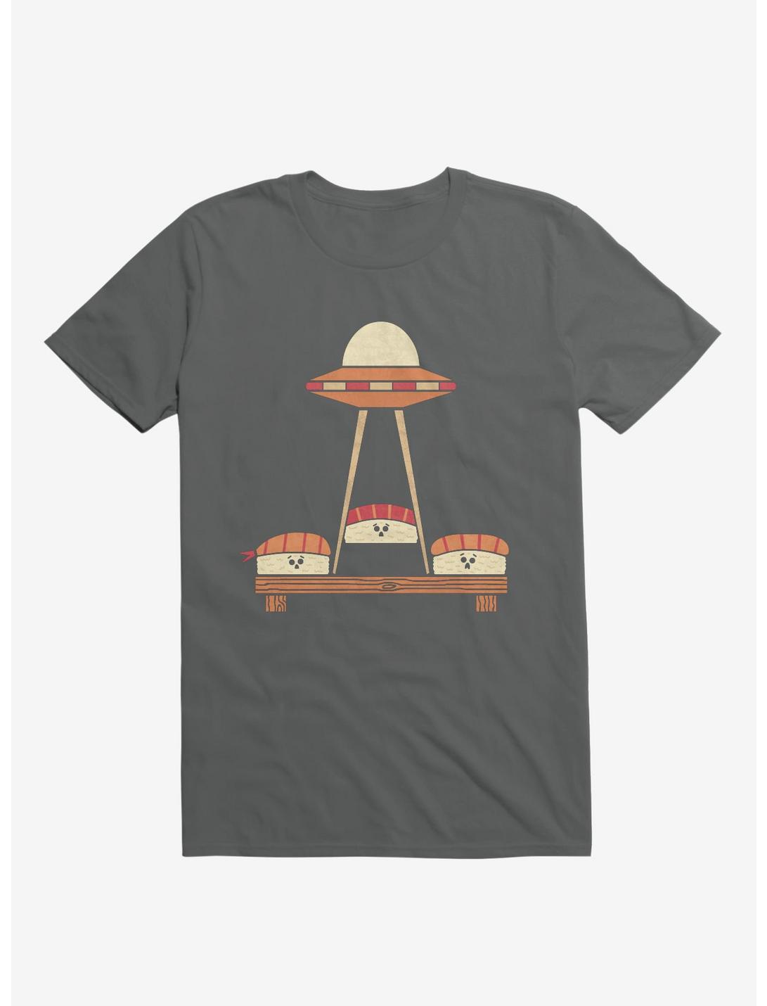 The Sushi Abduction Charcoal Grey Unisex T-shirt