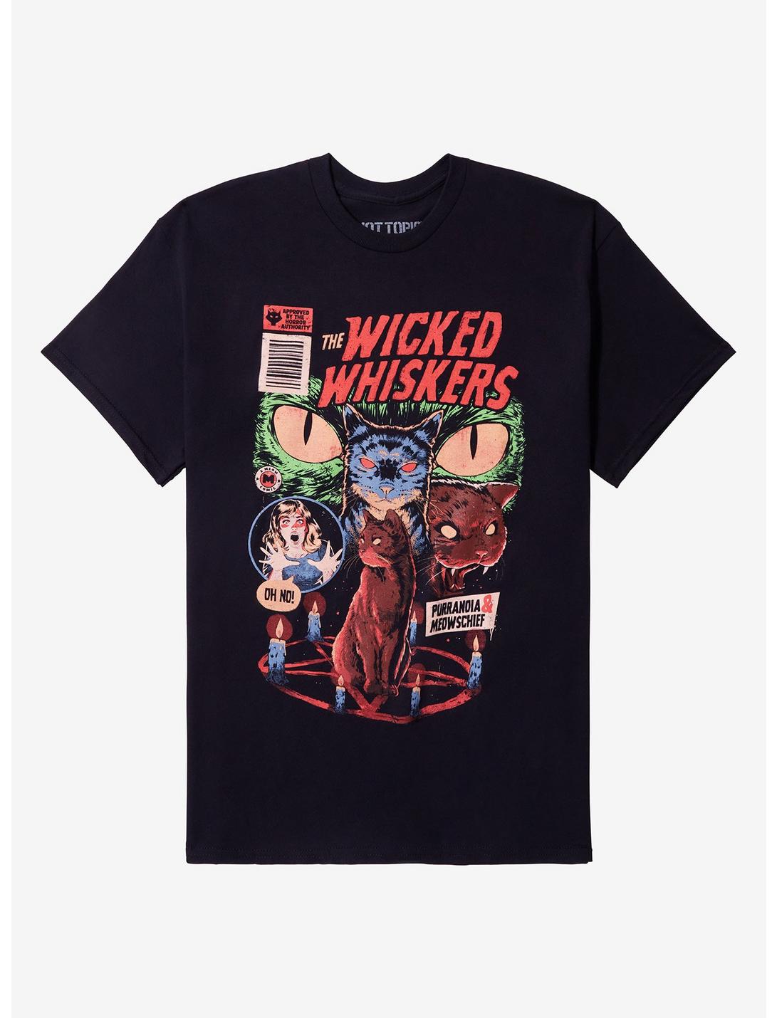 The Wicked Whiskers Meow Comic T-shirt By Eduely-1