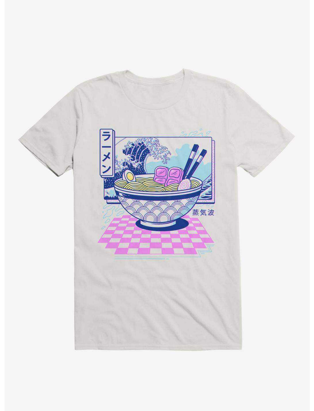 Vaporwave Ramen White Unisex T-shirt