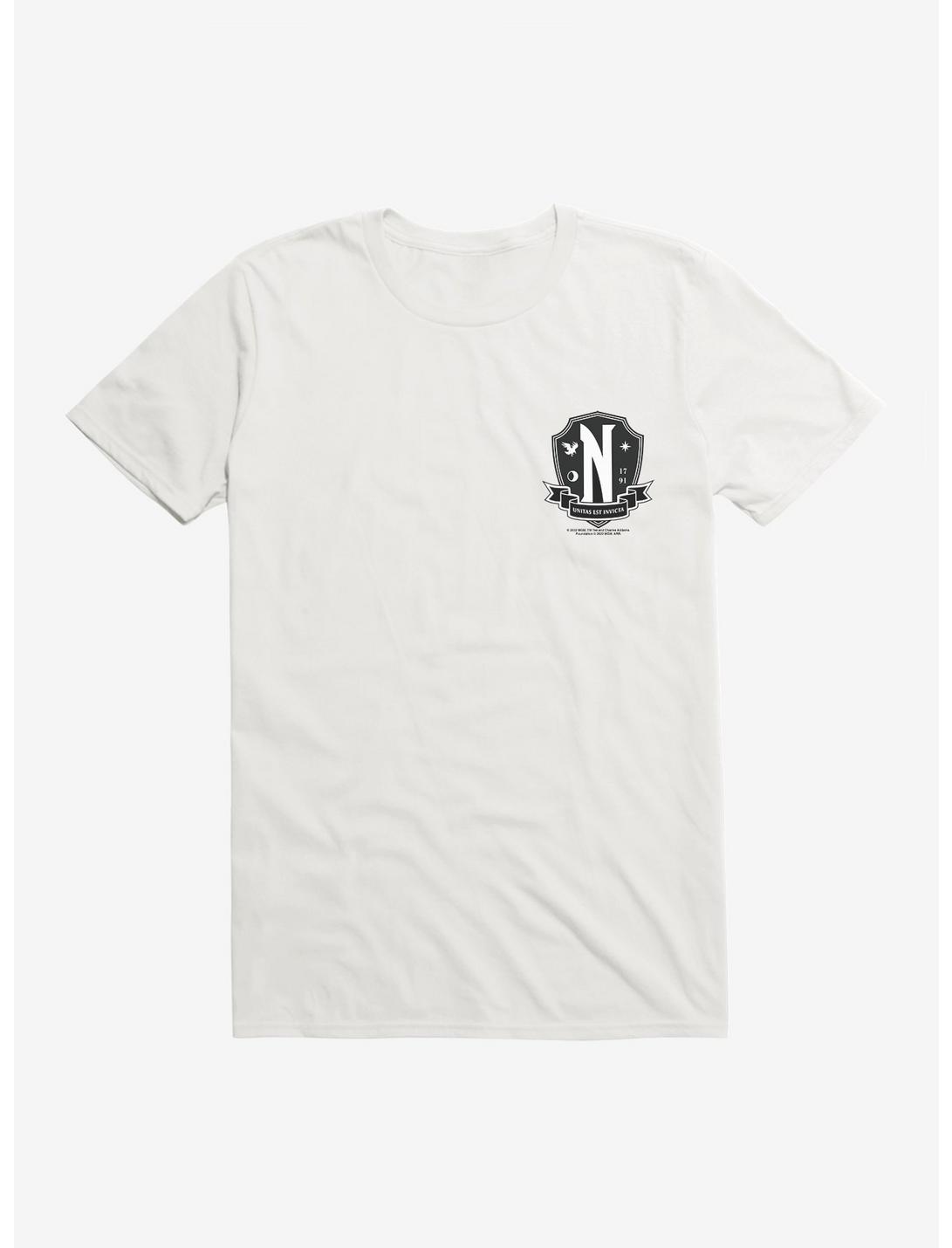 Wednesday Nevermore Academy Crest Unisex T-shirt