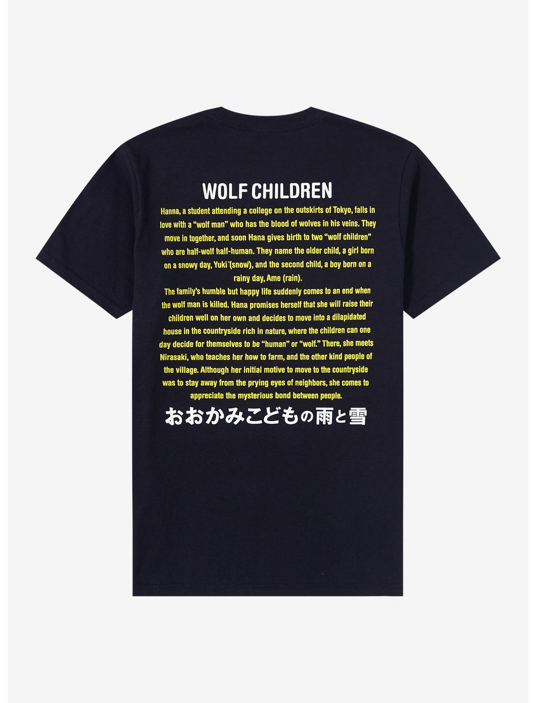 Wolf Children Poster T-shirt-2