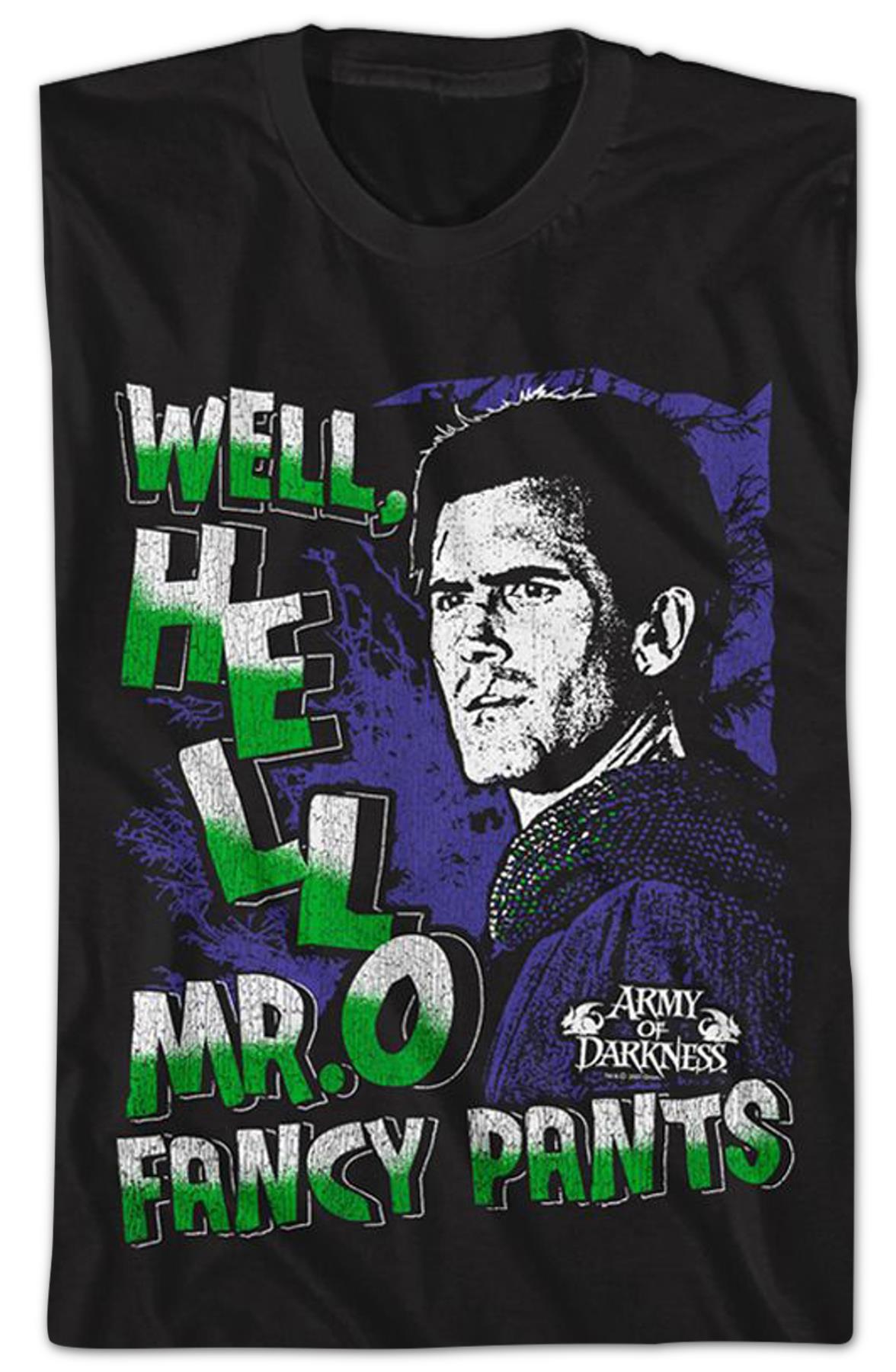 Mr Fancy Pants Army Of Darkness T-shirt