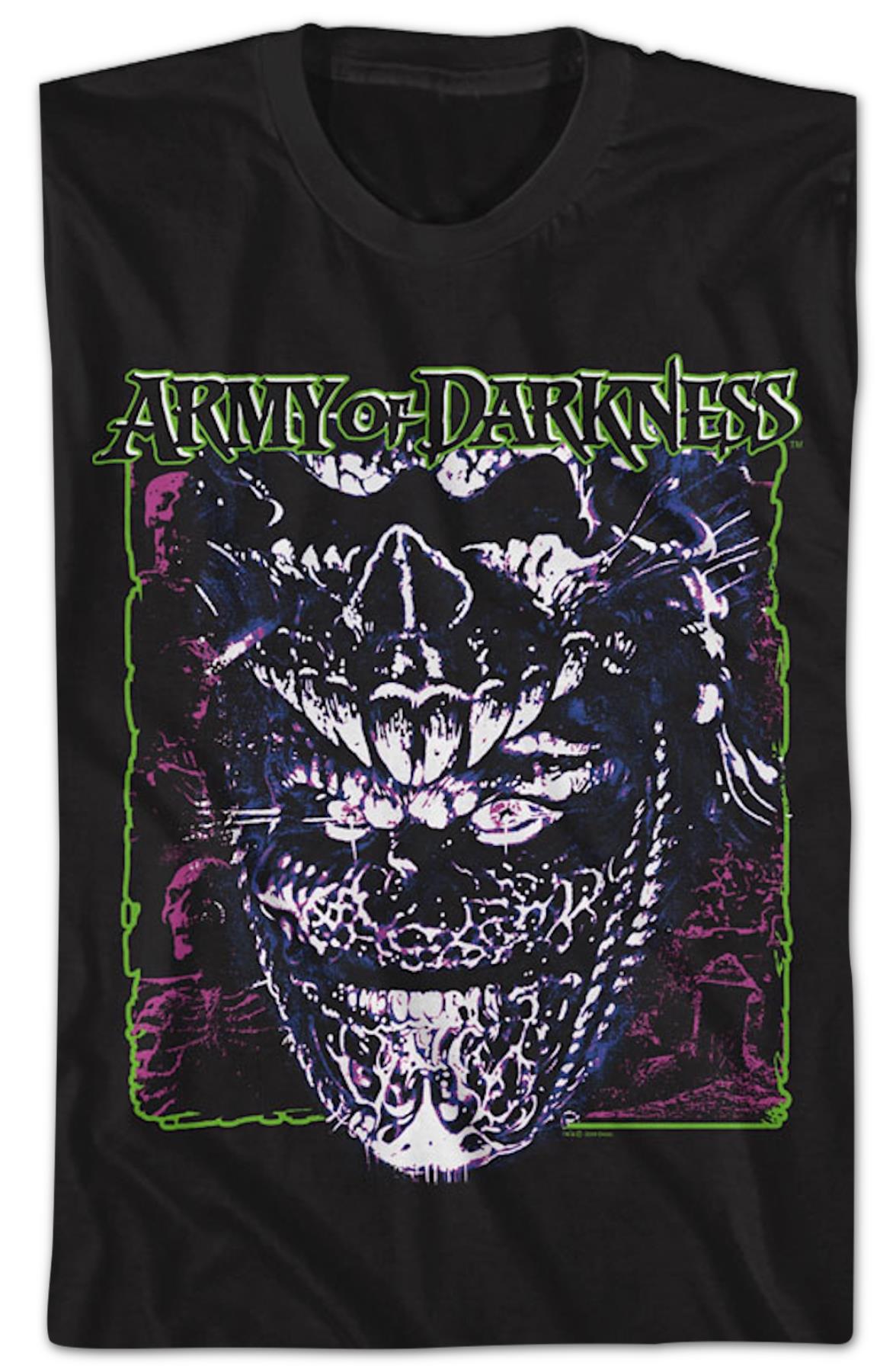 Evil Ash Close-up Army Of Darkness T-shirt