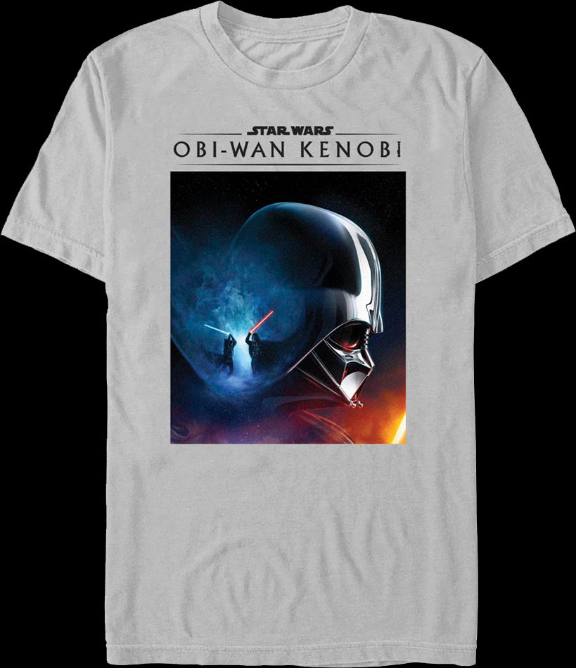 Darth Vader Obi-wan Kenobi Duel Poster Star Wars T-shirt