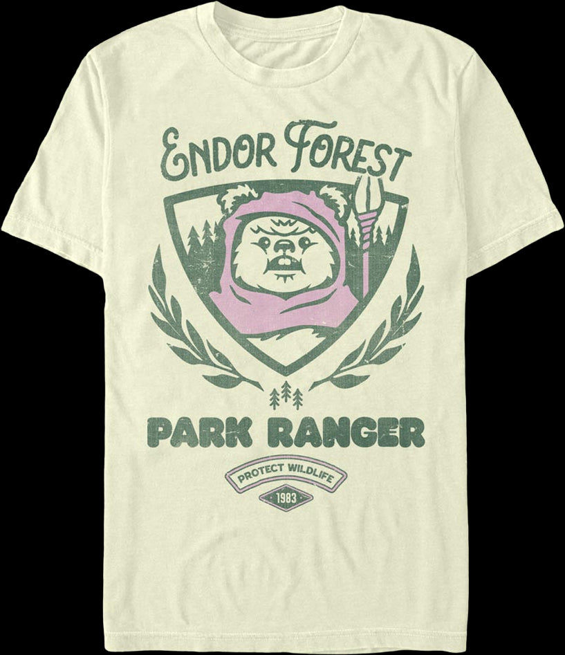 Endor Forest Park Ranger Star Wars T-shirt