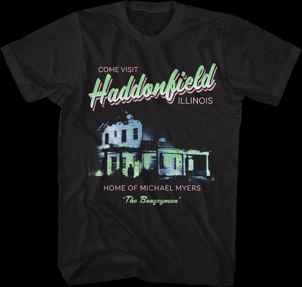 Come Visit Haddonfield Halloween T-shirt