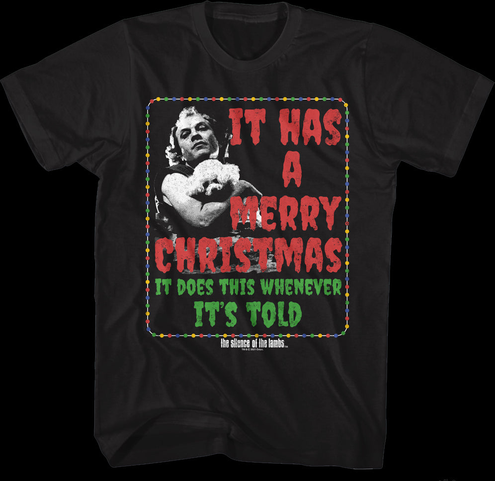 It Has A Merry Christmas Silence Of The Lambs T-shirt