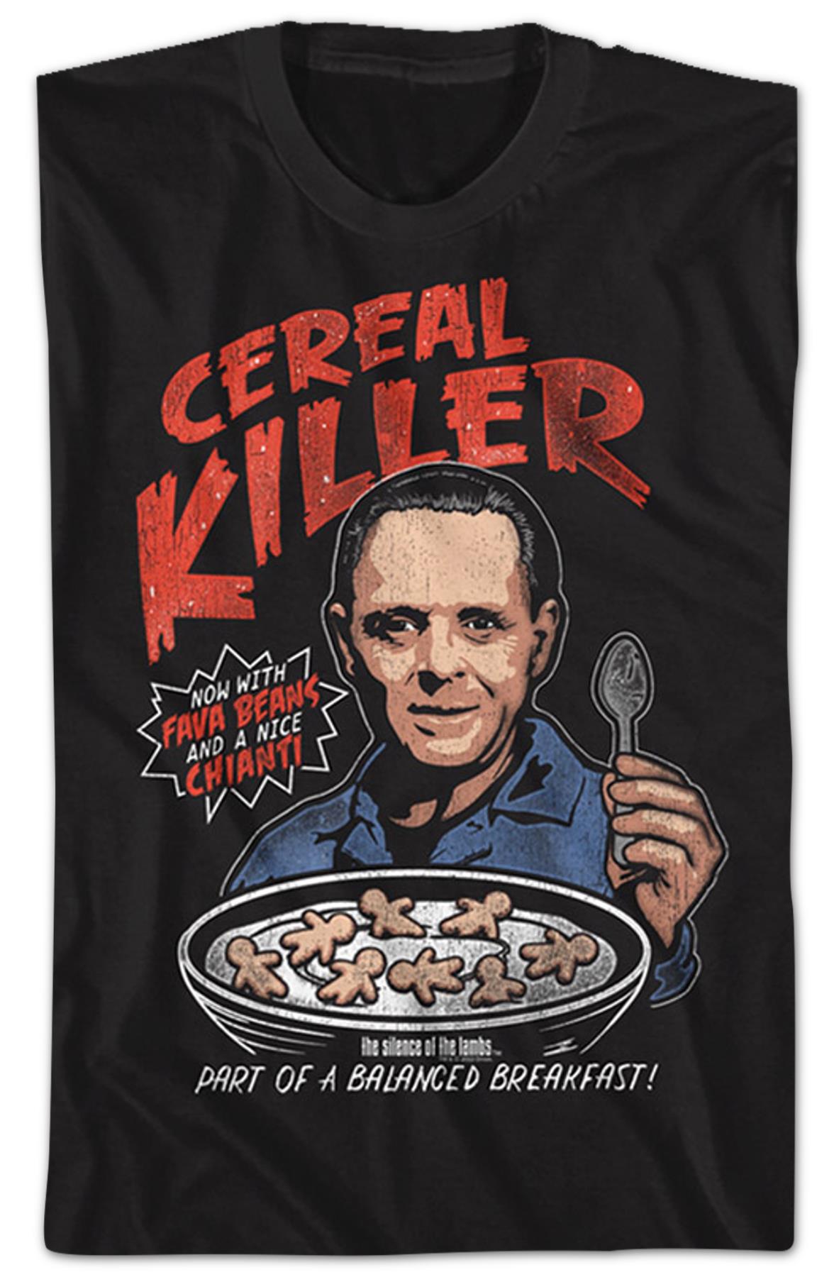 Cereal Killer Silence Of The Lambs T-shirt