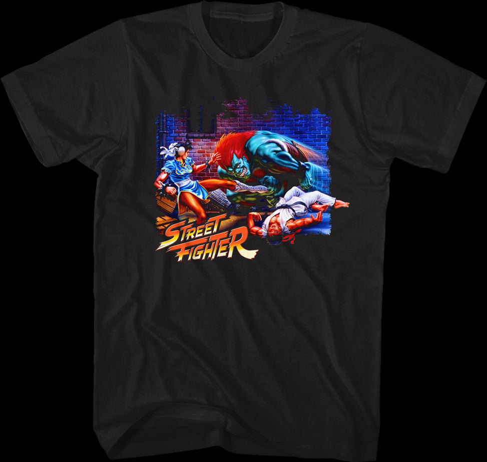 Alley Battle Street Fighter T-shirt