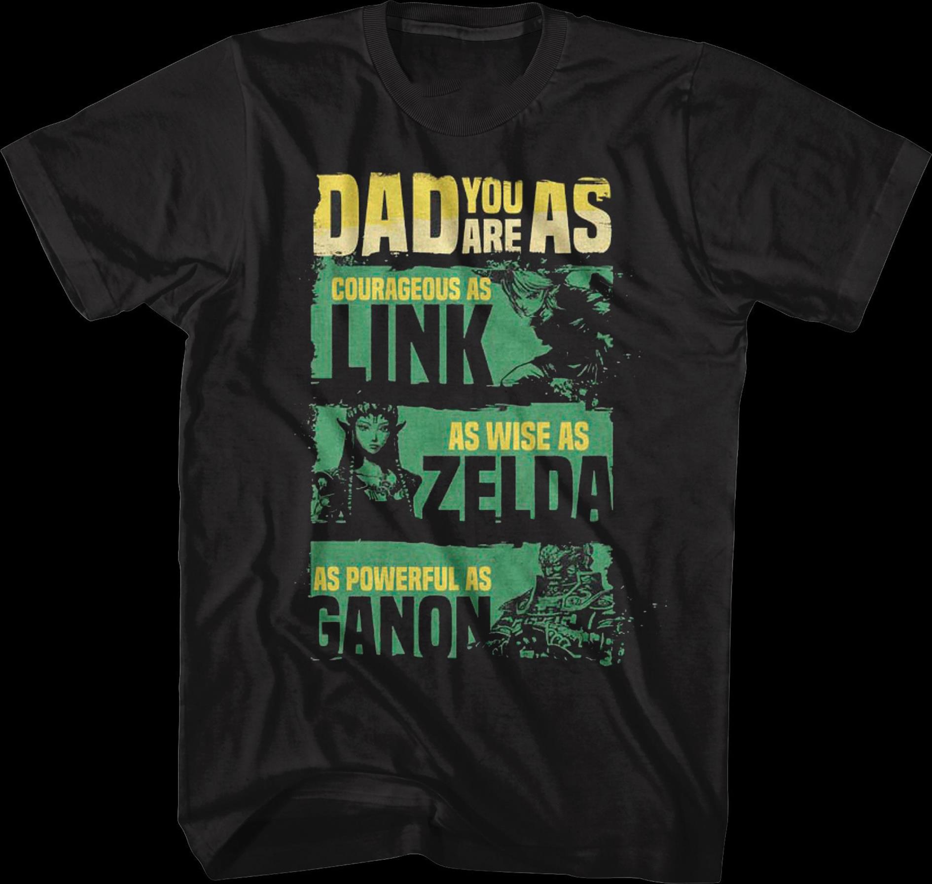 Father’s Day Legend Of Zelda Nintendo T-shirt